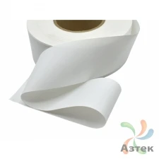 Полимерная лента термоклеевая 15мм х 100м втулка 76 мм, цвет - белый	